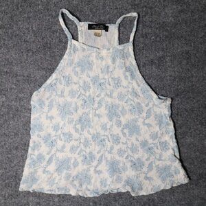 Final Touch Blue and White Floral Camisole